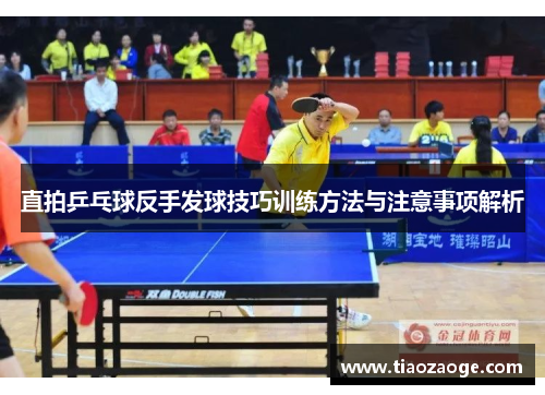 直拍乒乓球反手发球技巧训练方法与注意事项解析
